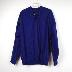 Nike Golf Pullover Shirt Top Men's Size L Blue Long Sleeve Outdoor